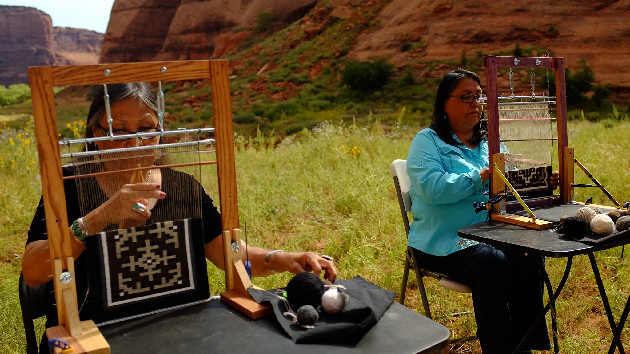 Teller Sisters Weaving