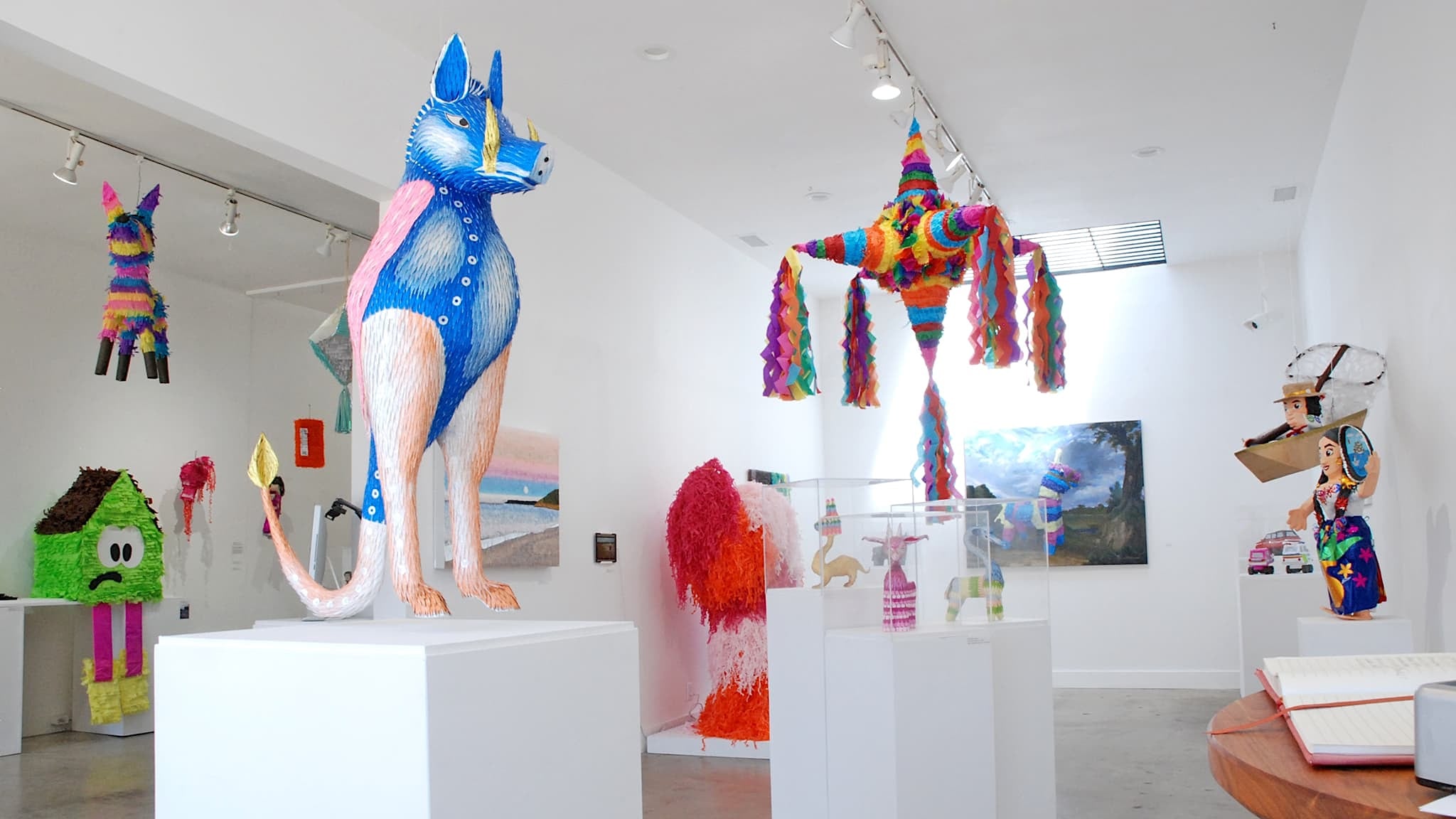 Piñatas: The High Art of Celebration at Craft in America, Gallery Installation View. Photo Credit: Madison Metro